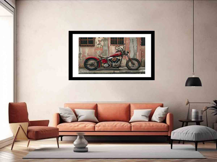 Vintage Bike Art Print