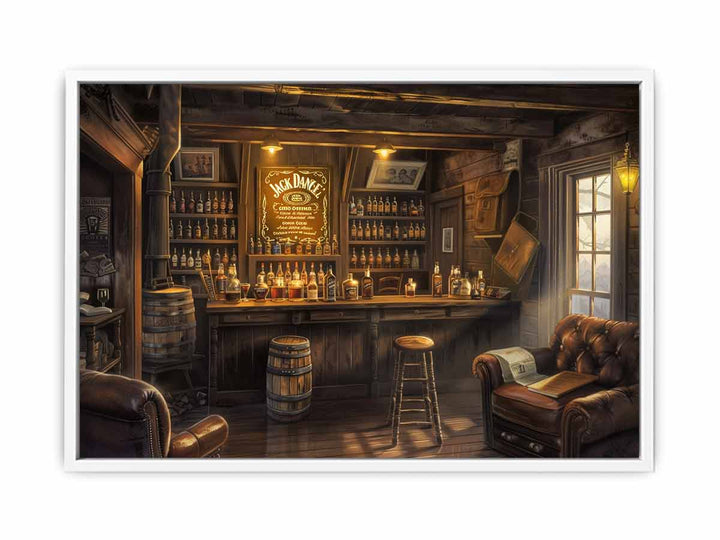 Vinatge Bar Art Painting