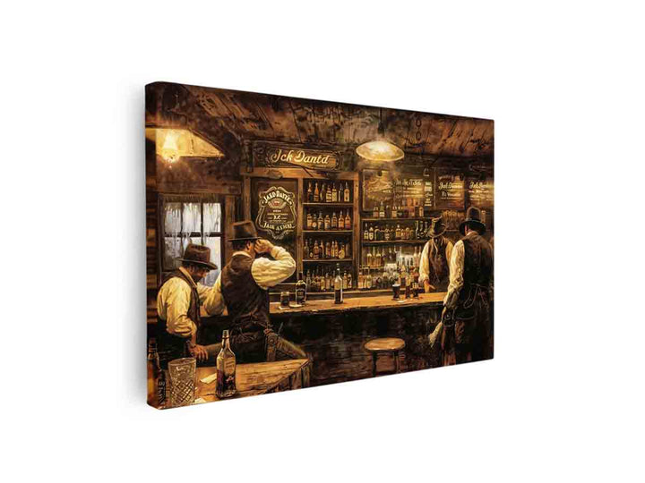 Vinatge Club Art canvas Print