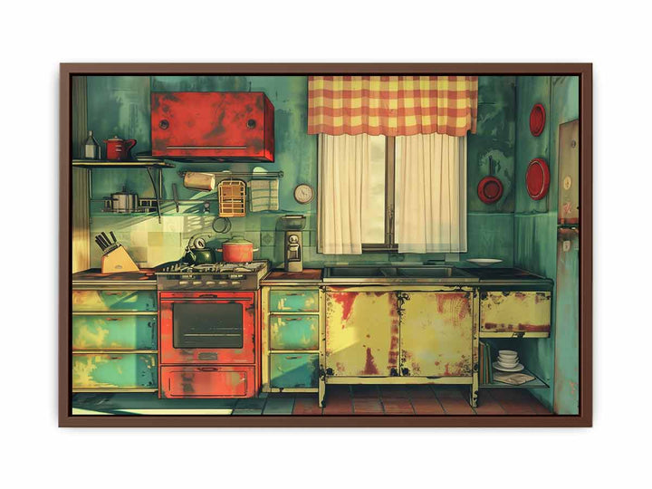 Vintage Kitchen Art Painting