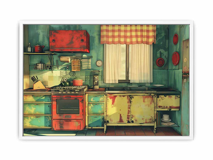 Vintage Kitchen Art Painting