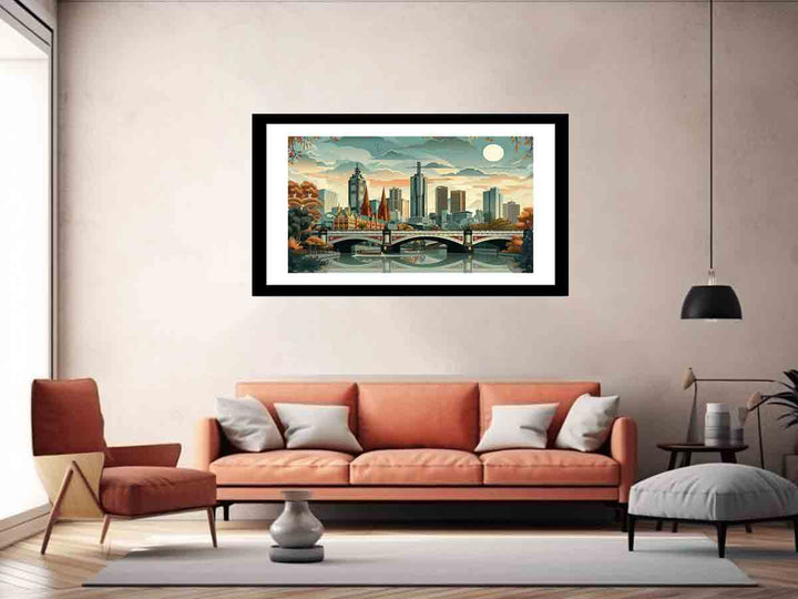 Melbourne Art Print