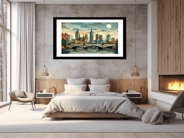 Melbourne Art Print