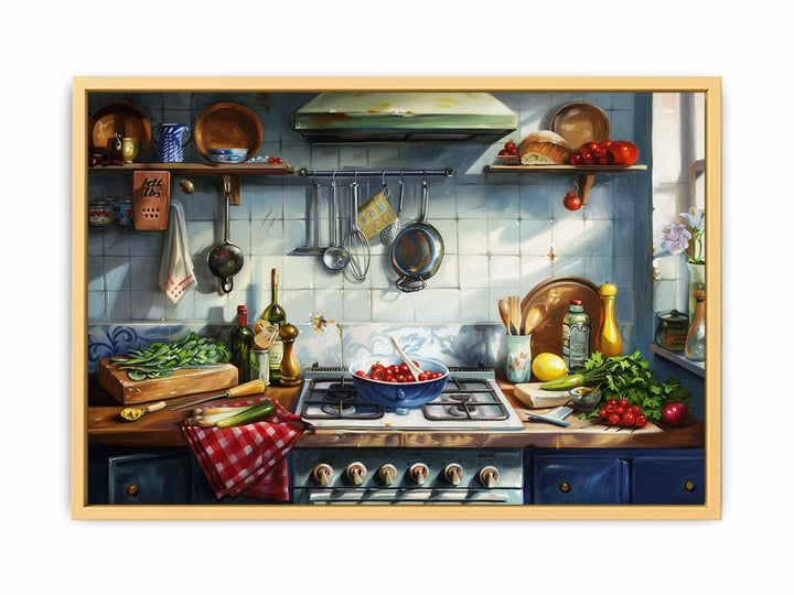 Kitchen Art canvas Print