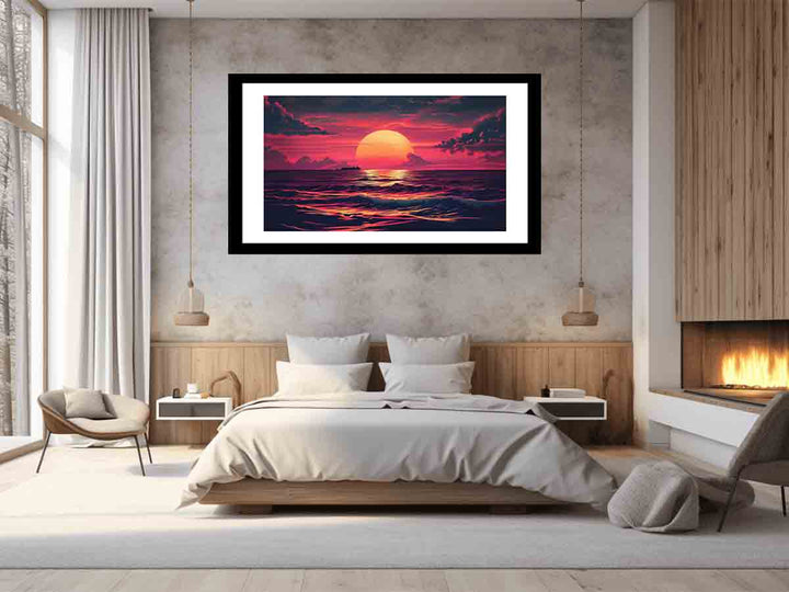 Sunrise  Framed  Art Print