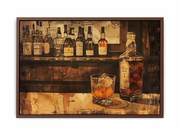 Vintage Whiskey  Painting