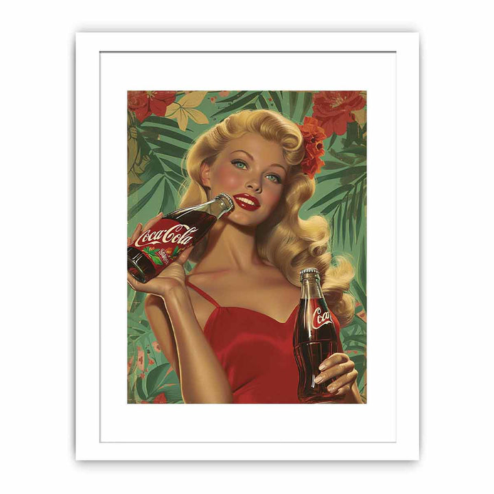 Coca Cola Painting framed Print