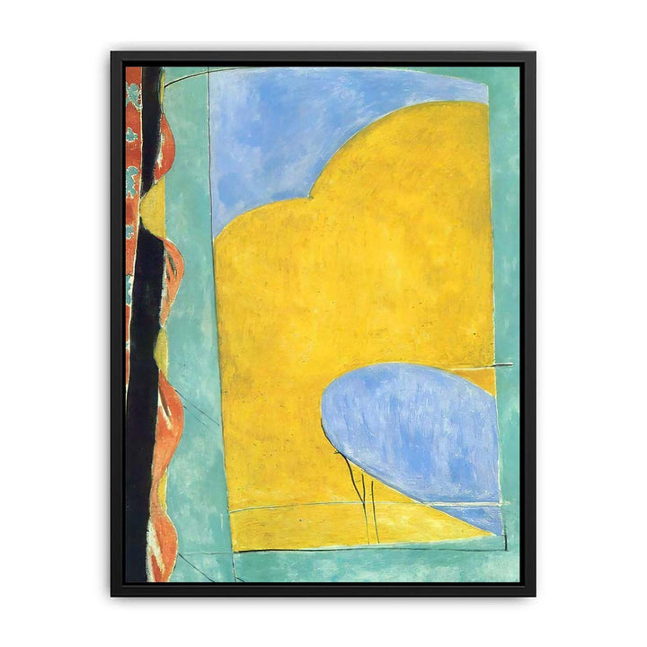 yellow Curtain  Painting