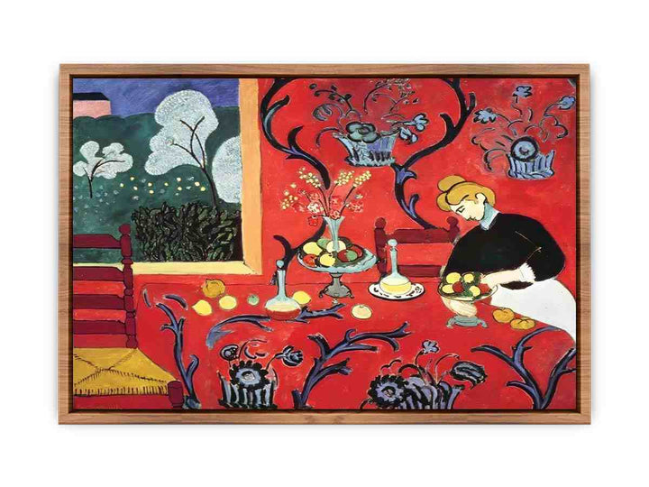 The Dessert: Harmony in Red  by Henri Matisse  Poster