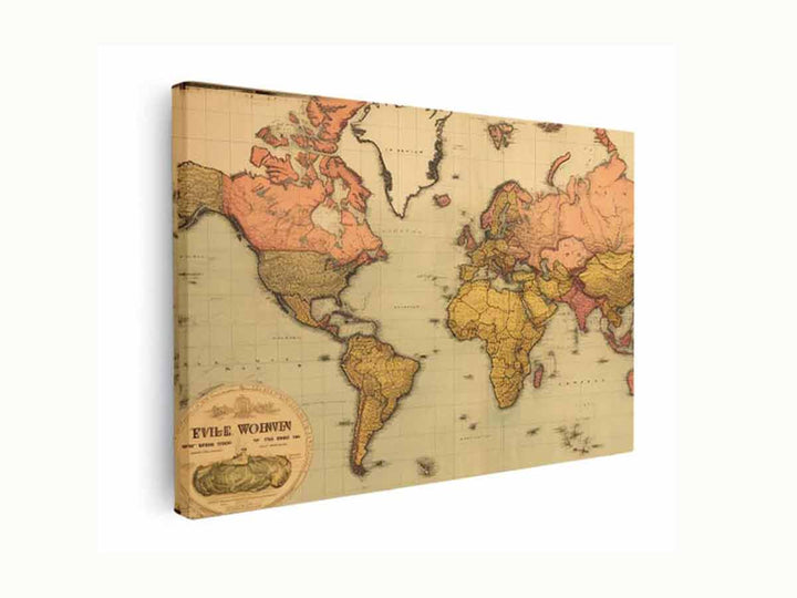 Vintage  World Map 4 