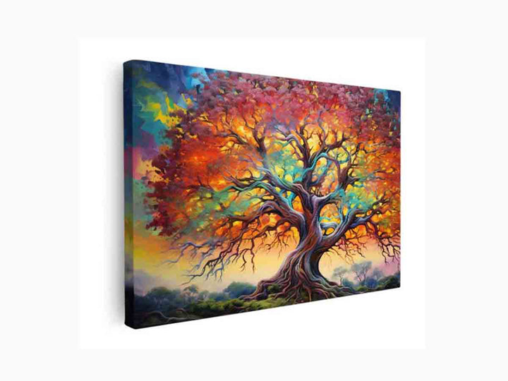 Multicolor Tree Art 