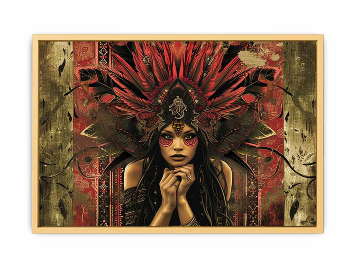 Tribe lady Art  Poster