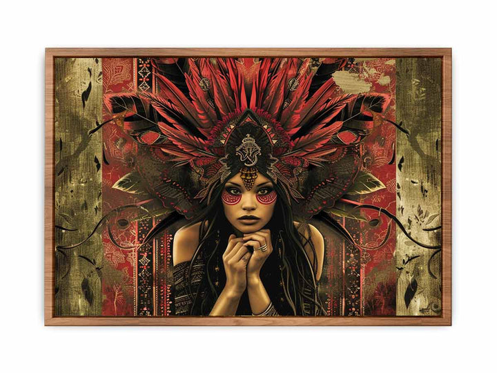 Tribe lady Art  Painting