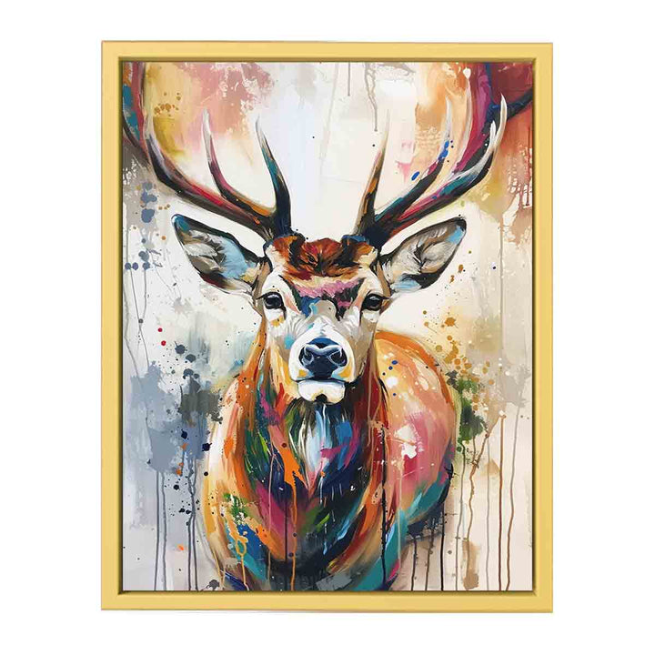  Deer Art 4  Poster