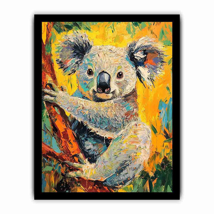 Koala canvas painting