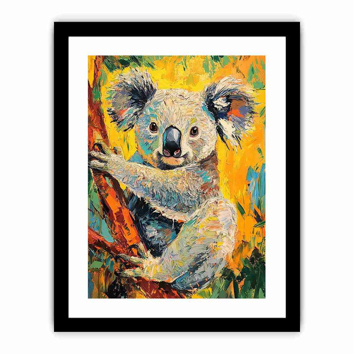 Koala canvas painting