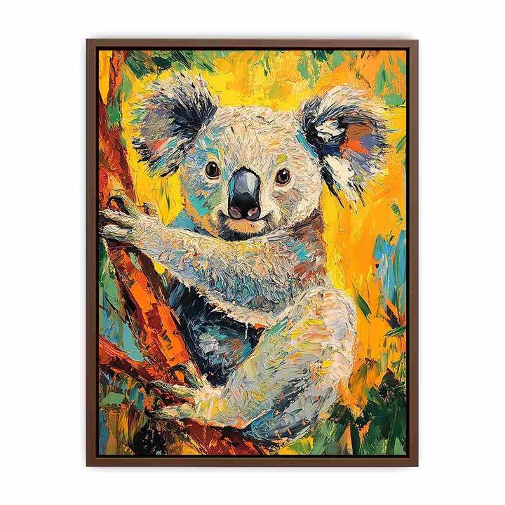 Koala canvas painting