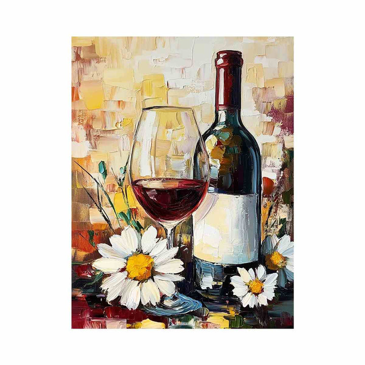 Wine Glass Oil Painting