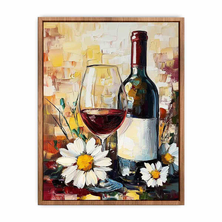 Wine Glass Canvas Painting 