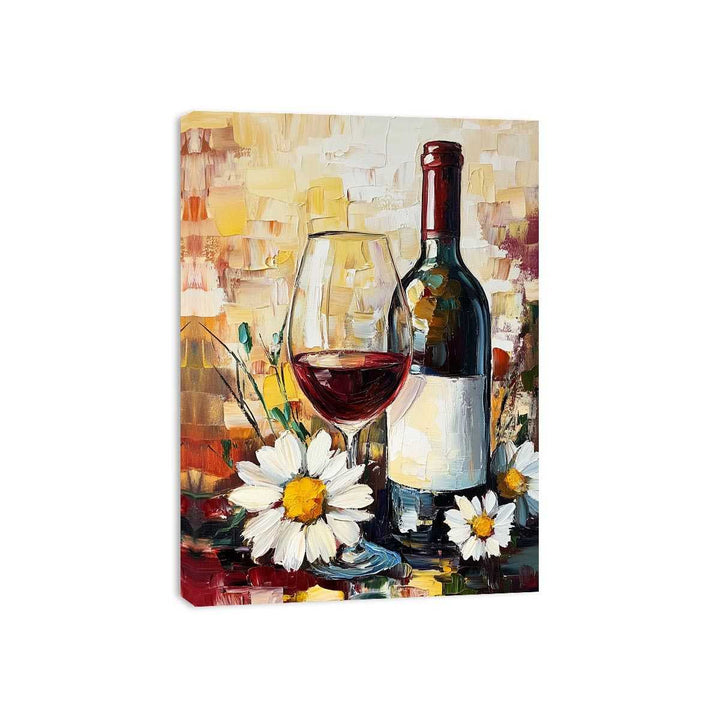 Wine Glass Canvas Painting 