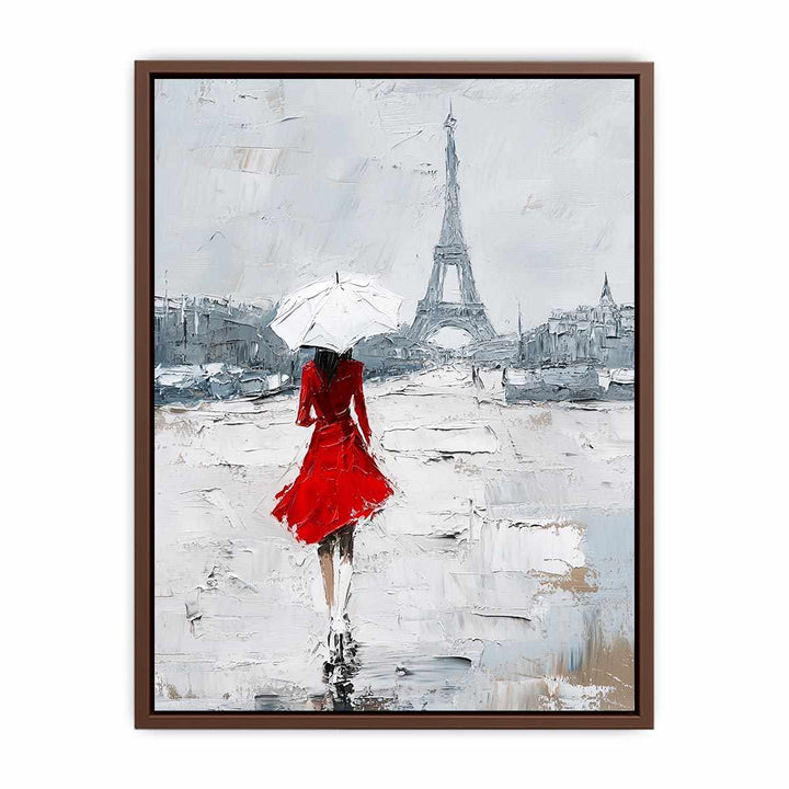 Paris Street Canvas Painting 