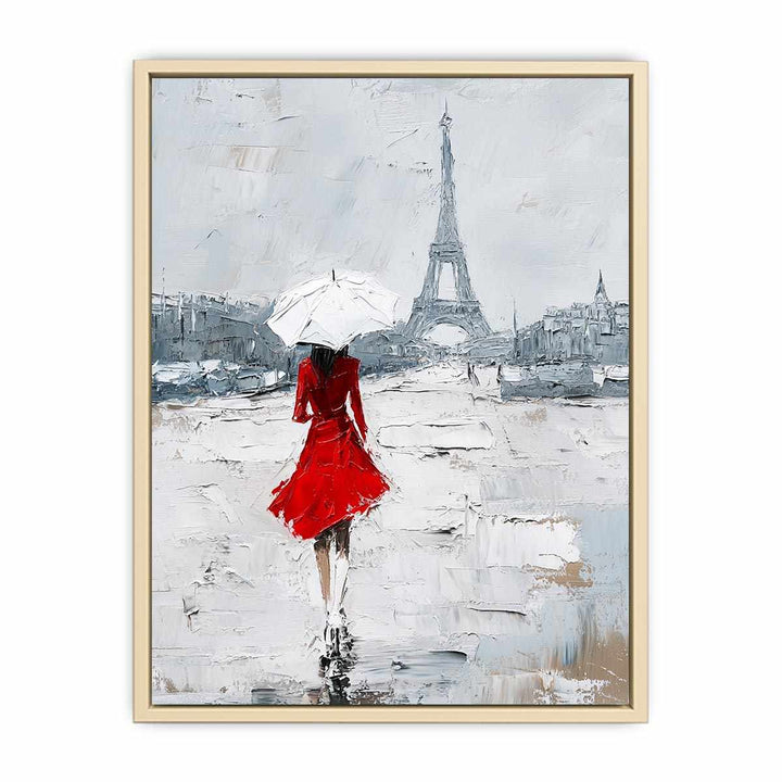 Paris Street Canvas Painting 