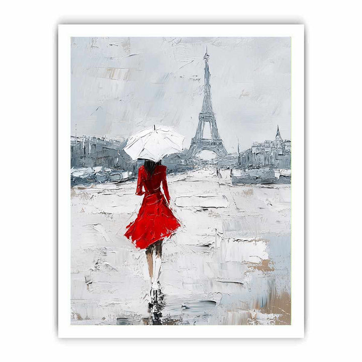 Paris Street Canvas Painting 