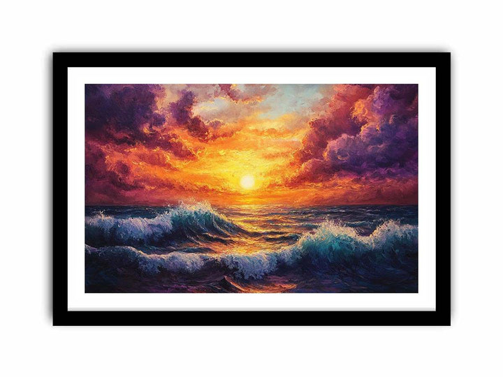 Sunset Canvas Painting 