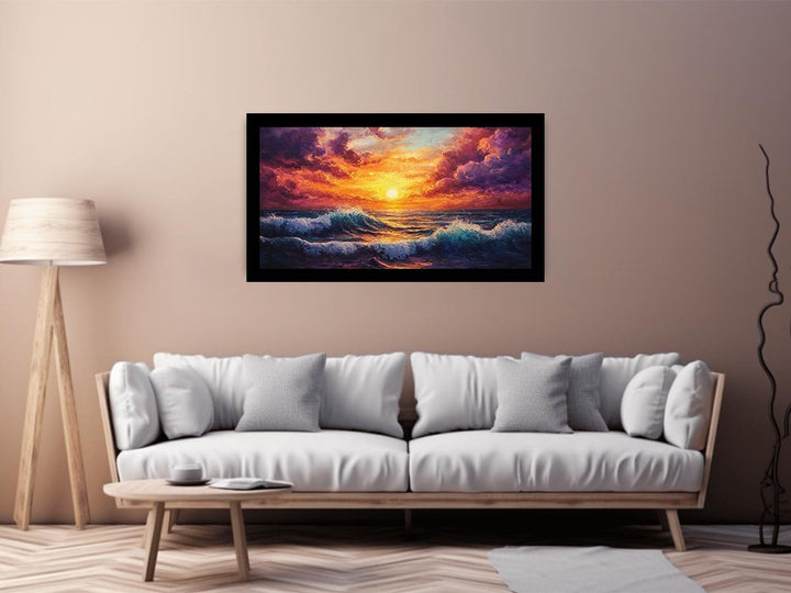 Sunset Canvas Painting 