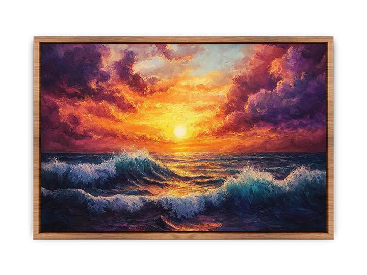 Sunset Canvas Painting 