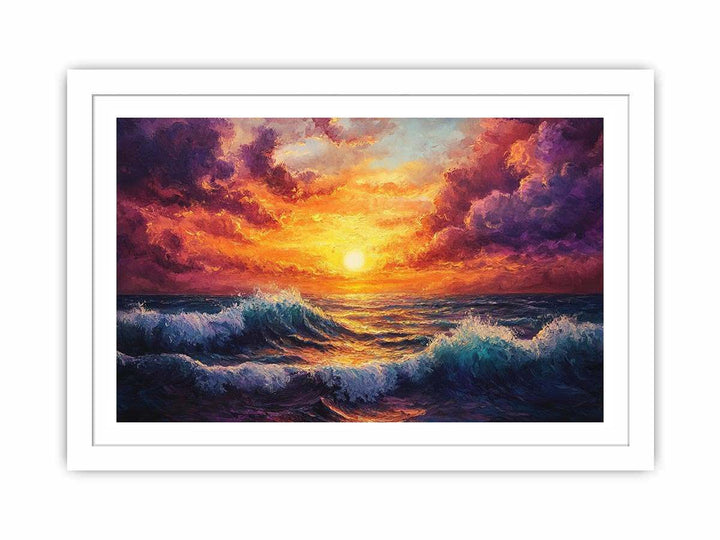 Sunset Canvas Painting 