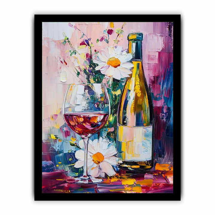 Champagne Canvas Painting 