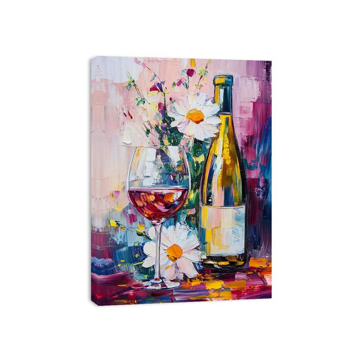 Champagne Canvas Painting 