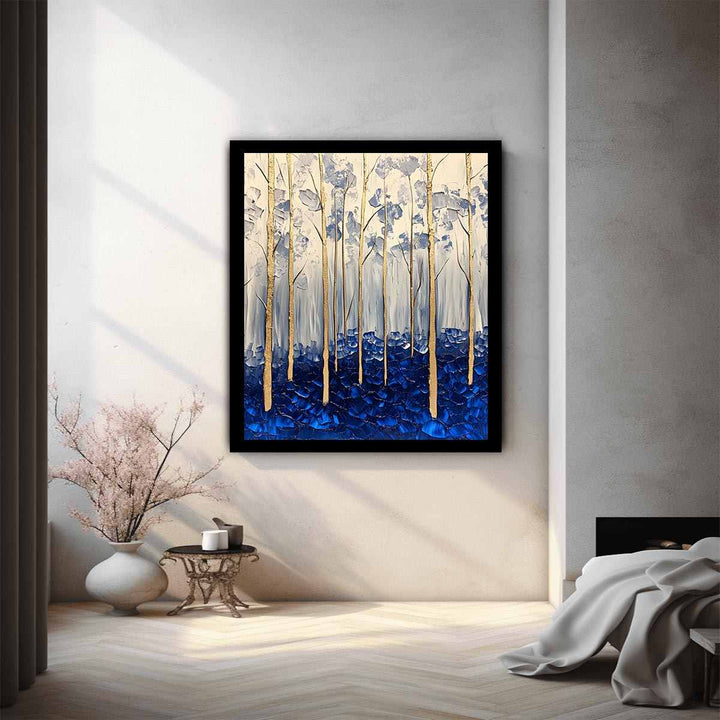 Blue Gold Painting 