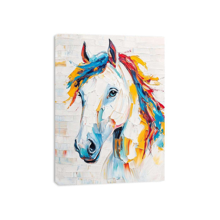 Equestrian Horse Canvas Painting 