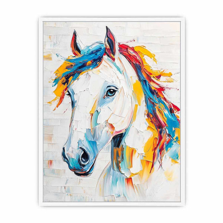 Equestrian Horse Canvas Painting 