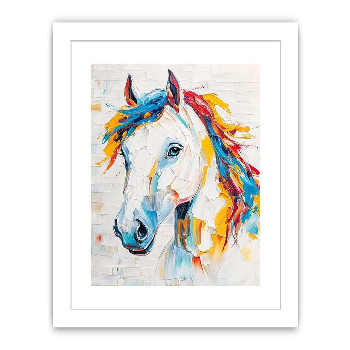 Equestrian Horse Canvas Painting 