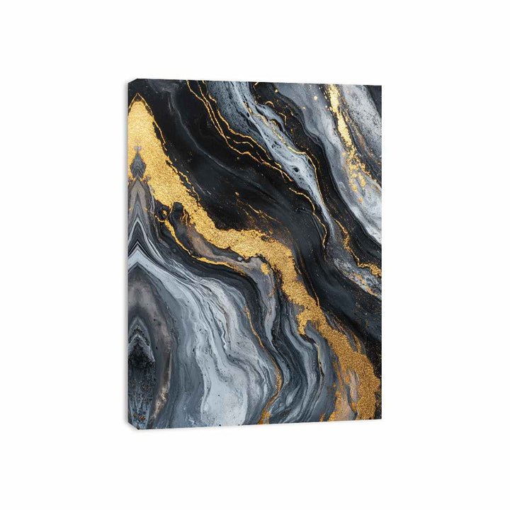 Black Gold Canvas Painting 