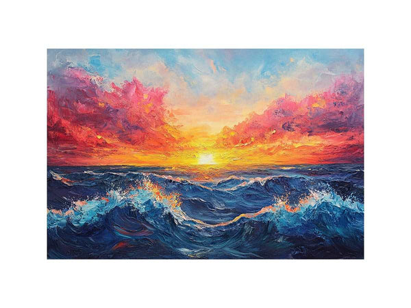 Sunrise Oil Painting