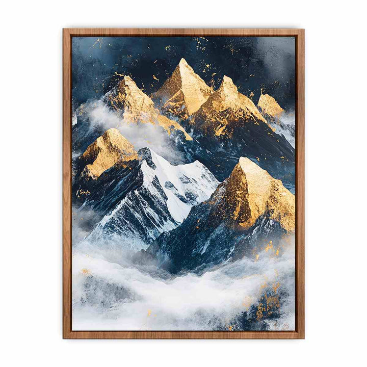 Golden Hill Canvas Painting 