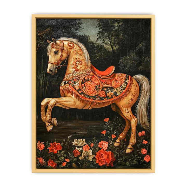 Little Horse Canvas Painting 