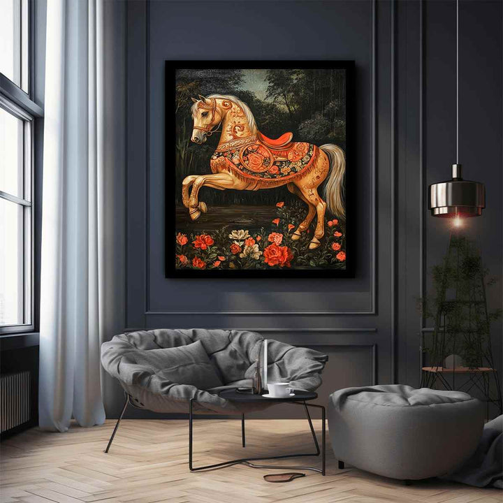 Little Horse Canvas Painting 