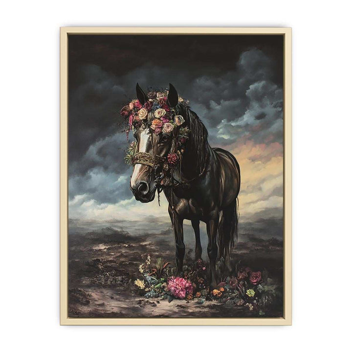 Equine Horse Canvas Painting 