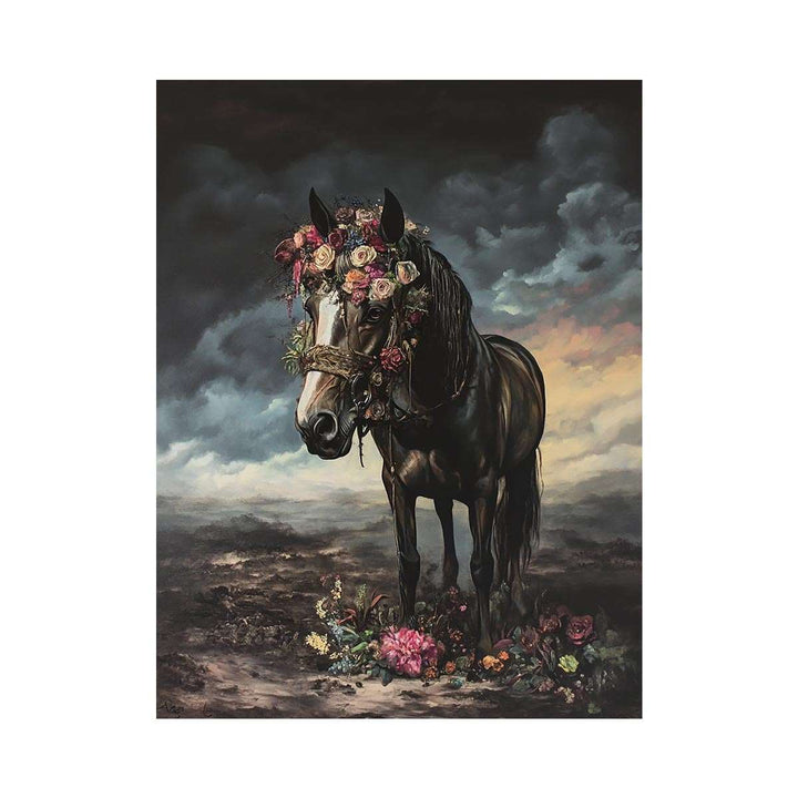 Equine Horse Oil Painting