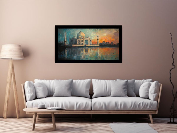 Taj Mahal Canvas Painting 