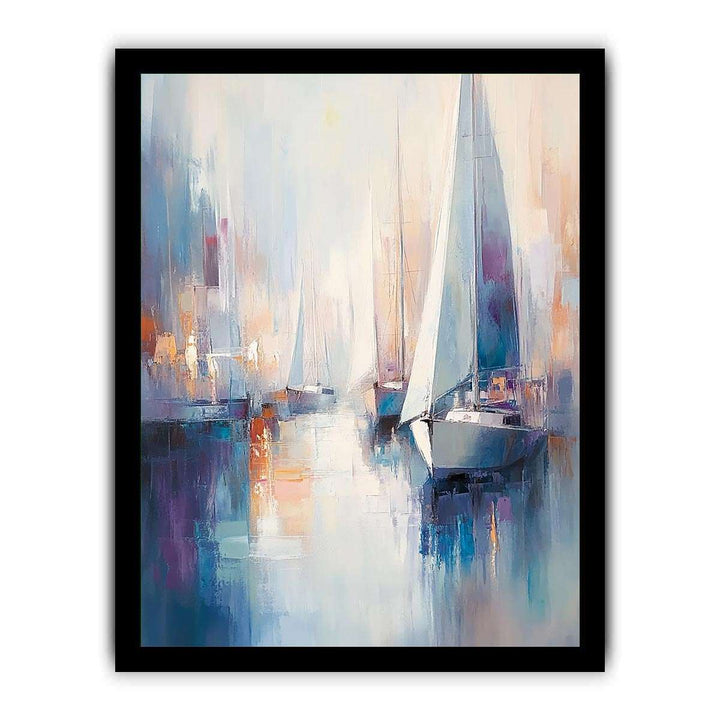 Yacht Canvas Painting 