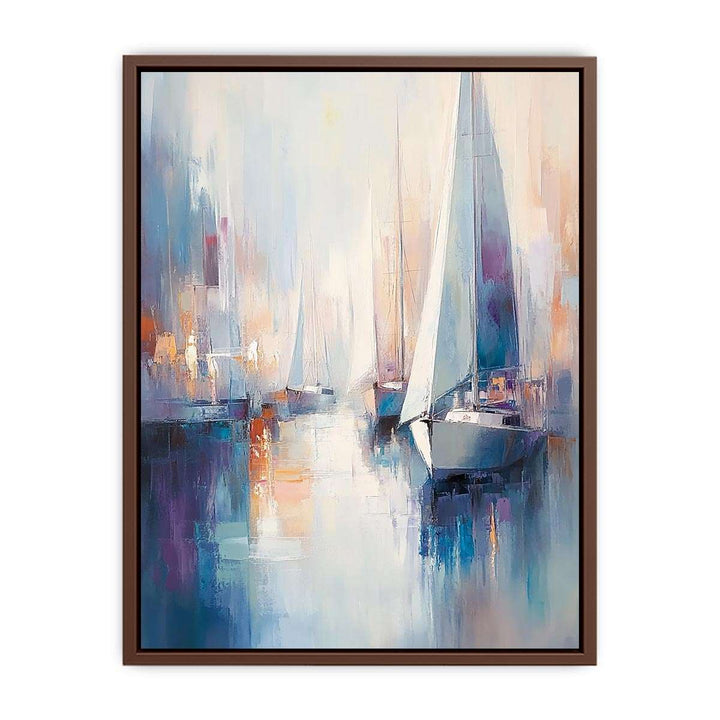 Yacht Canvas Painting 