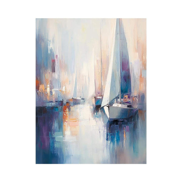 Yacht Oil Painting