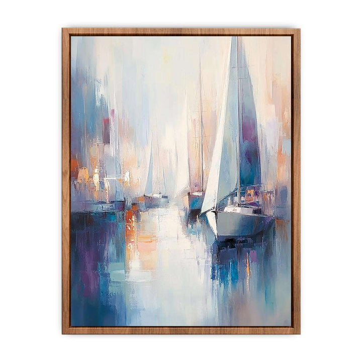 Yacht Canvas Painting 