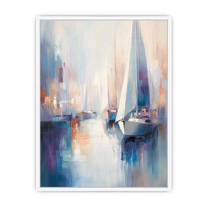 Yacht Canvas Painting 